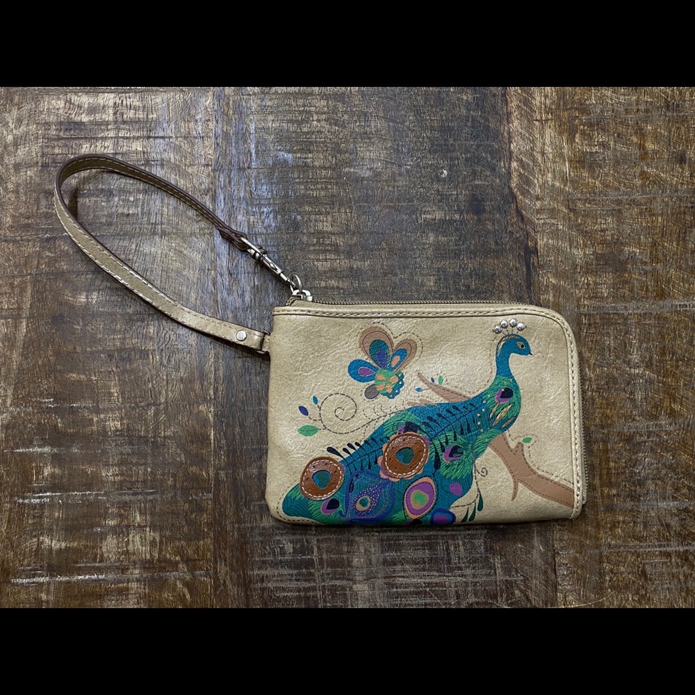 Peacock Wristlet